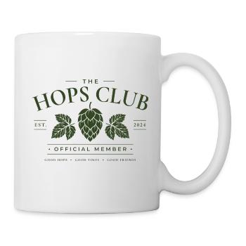 The Hops Club Official Member Hopfen Humor - Mug - white - Right