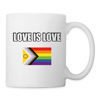 Love is Love Pride Flag Rainbow - Mug - white - Right