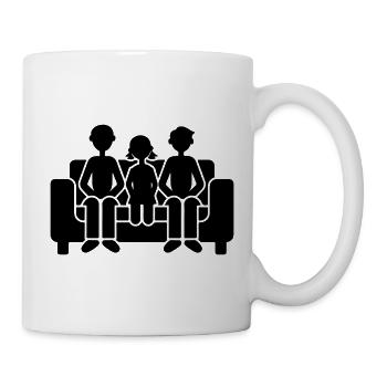 Familie Zusammen - Tasse - Weiß - Rechts