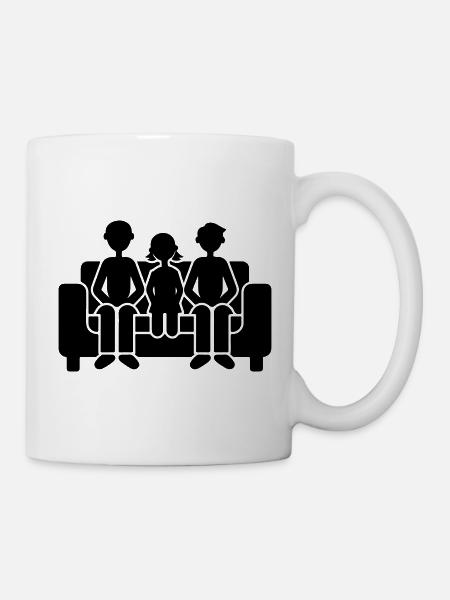 Familie Zusammen - Tasse - Weiß