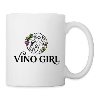 Vino girl - Mug - white - Right
