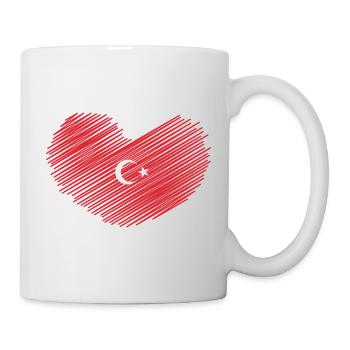 TÜRKEI TÜRKIYE TÜRKISCHE Europa Sport Fan - Tasse - Weiß - Rechts