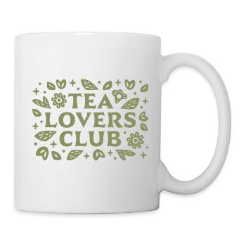 Teeliebhaberin grüne Ästhetik - Tasse - Weiß - Rechts
