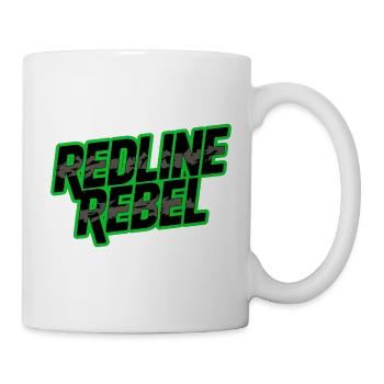 Redline Rebel Lettering Car Tuning Design - Mug - white - Right