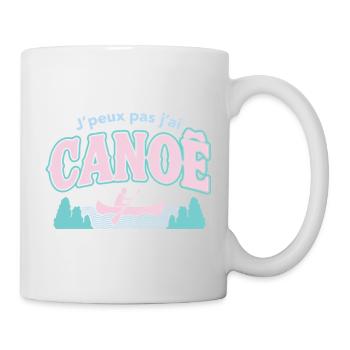 J'peux pas j'ai CANOE - Mug blanc - blanc - Droite