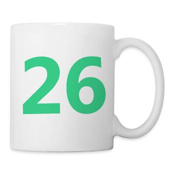 26 - Tasse - Weiß - Rechts