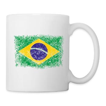 Brasilien - Vintage - Tasse - Weiß - Rechts