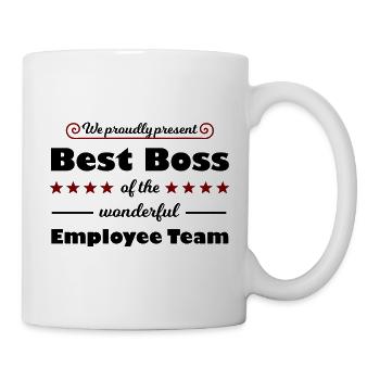 Der bester Chef der Welt - Tasse - Weiß - Rechts
