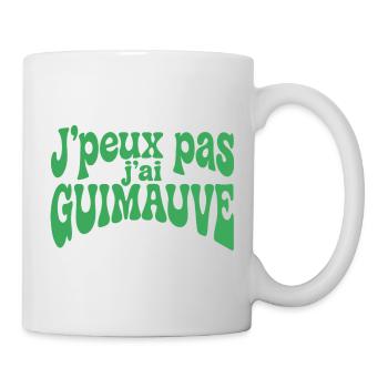 J'peux pas j'ai guimauve vert - Mug blanc - blanc - Droite