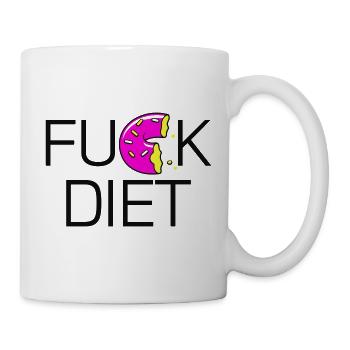 Merde la chemise diète en donut - Mug blanc - blanc - Droite