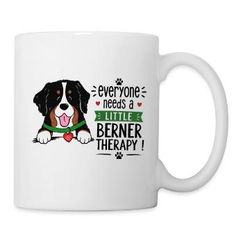 Bernese Mountain Dog Little Berner Therapy Dog Humor - Mug - white - Right