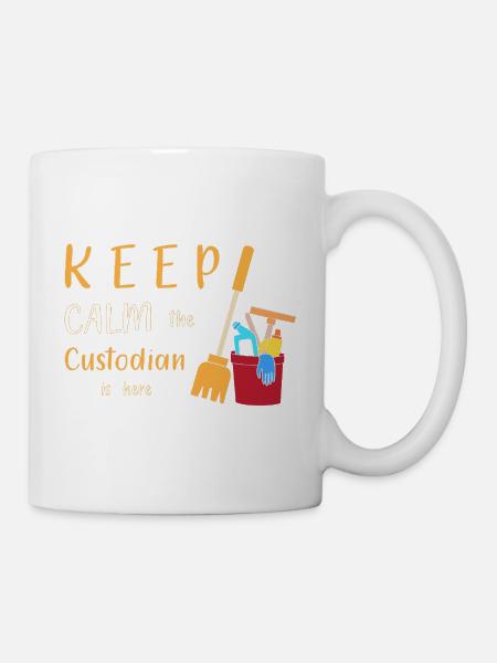 Schulhausmeister - Tasse - Weiß