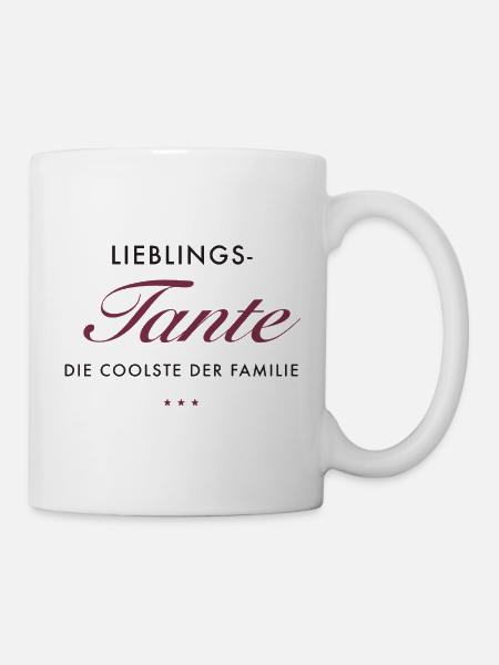 LieblingsTante Eleganz - Tasse - Weiß