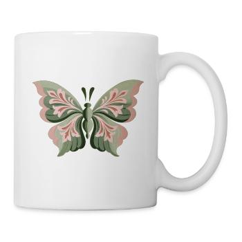 Schmetterling  - Tasse - Weiß - Rechts