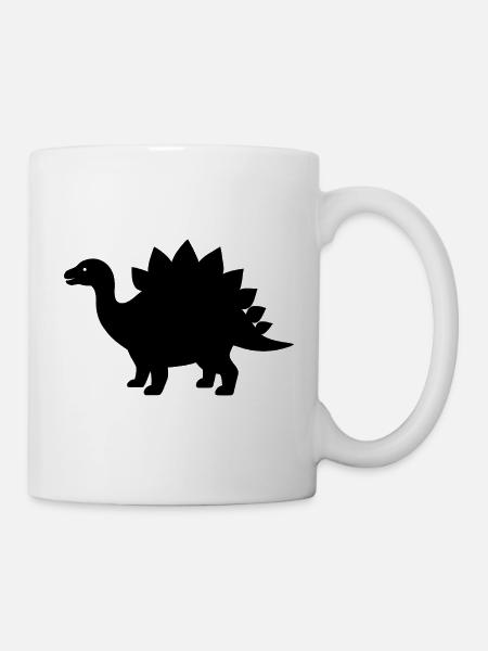 Stegosaurus - Tasse - Weiß