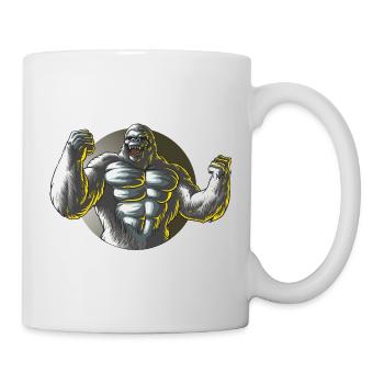 Conception des pouvoirs du Gorille Singe - Mug blanc - blanc - Droite