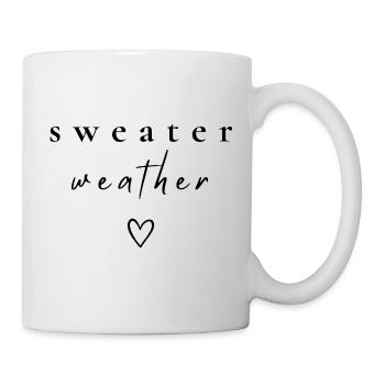 Sweater Weather | Cozy Fall Shirt - Mug - white - Right