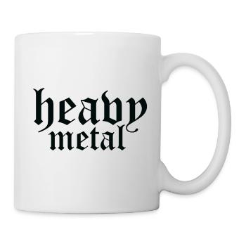 Écriture gothique heavy metal - Mug blanc - blanc - Droite