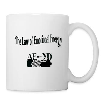The Law of Emotional Energy - Mug blanc - blanc - Droite