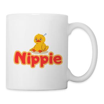 Nippie Ente - Tasse - Weiß - Rechts
