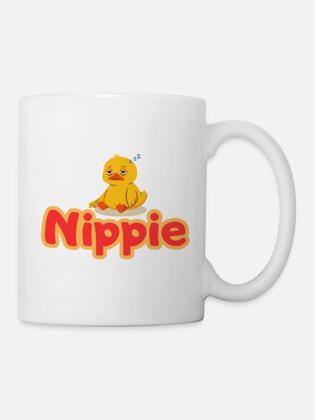 Nippie Duck - Mug - white