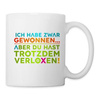 Gewonnen-Verloren  - Tasse - Weiß - Rechts