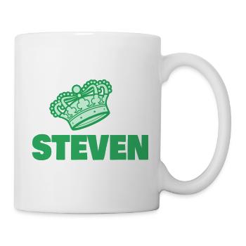 Geschenk für Steven - Tasse - Weiß - Rechts