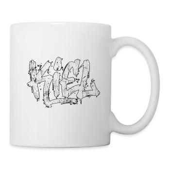 Kiel Graffiti Oldschool Hip Hop - Tasse - Weiß - Rechts