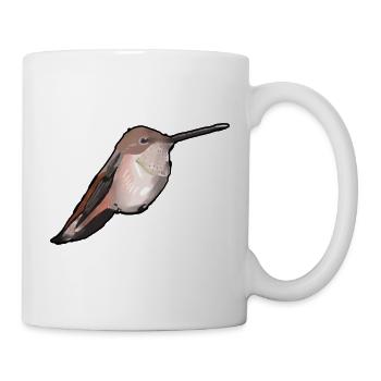 Kolibri im Abendlicht - Tasse - Weiß - Rechts