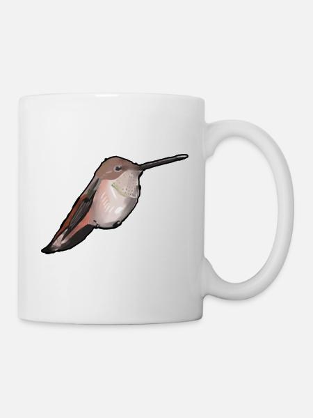 Kolibri im Abendlicht - Tasse - Weiß
