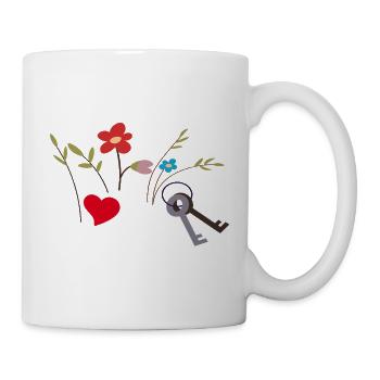 Zu Hause - Tasse - Weiß - Rechts