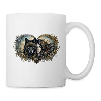 Heart of Iron: Lady and Wolf - Mug - white - Right