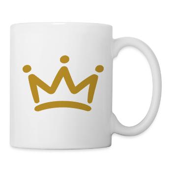 Golden crown for kings - Mug - white - Right