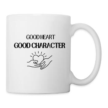 Good Heart Good Character - Mug - white - Right