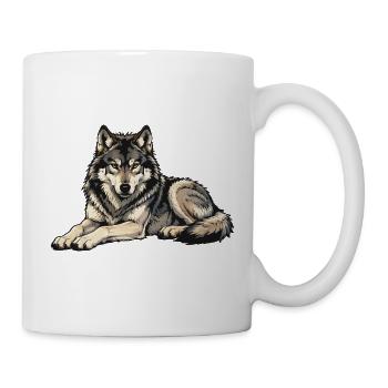 Wolf Wildlife - Mug - white - Right