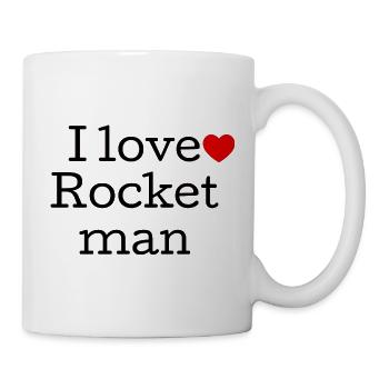 I Love Rock Music Typography - Mug - white - Right