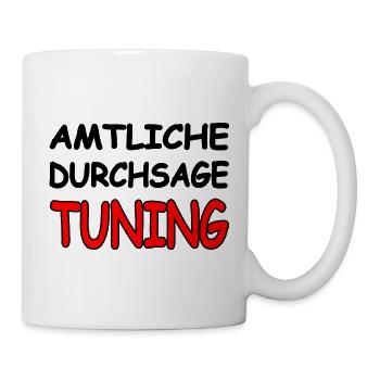 Auto - Tasse - Weiß - Rechts