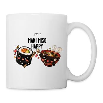 you maki miso happy - Tasse - Weiß - Rechts