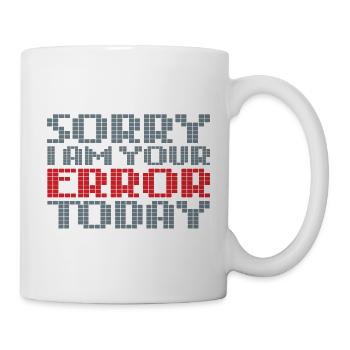 ERROR - Tasse - Weiß - Rechts