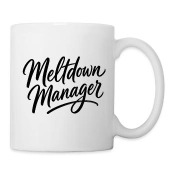 Meltdown Manager, registrierter Verhaltenstechnike - Tasse - Weiß - Rechts