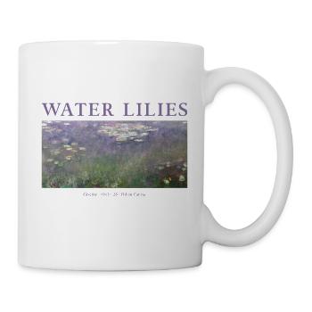 Seerosen Impressionismus Kunst Giverny - Tasse - Weiß - Rechts