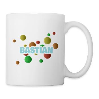 Bastian als Vorname - Tasse - Weiß - Rechts