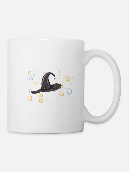 Hexenhut Funkenzauber - Tasse - Weiß