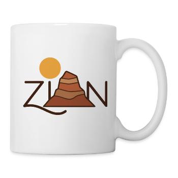 Zion, Utah - Tasse - Weiß - Rechts