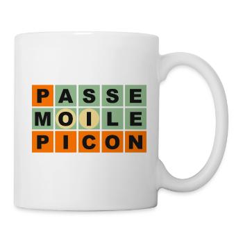 Reich mir den Picon - Tasse - Weiß - Rechts