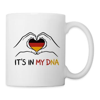 Es liegt in meiner DNA Deutschland - Tasse - Weiß - Rechts