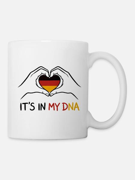 Es liegt in meiner DNA Deutschland - Tasse - Weiß