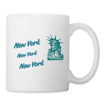 New York - Tasse - Weiß - Rechts