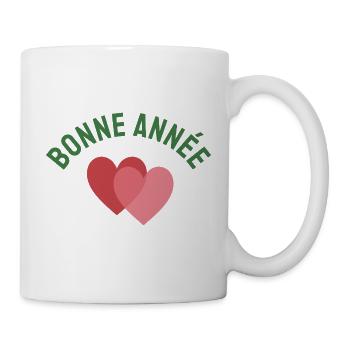 ALLES GUTE ZUM NEUEN JAHR. SILVESTER. BESTE WÜNSCHE - Tasse - Weiß - Rechts