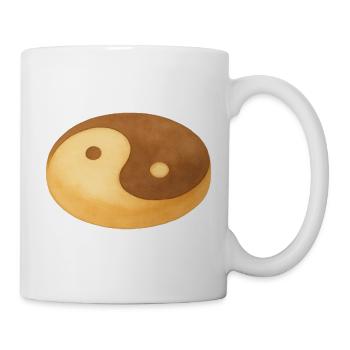 Yin-Yang-Keks - Tasse - Weiß - Rechts